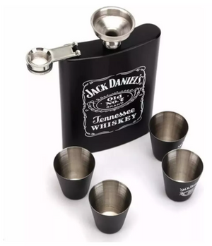 Licorera Jack Daniels Copas y Embudo