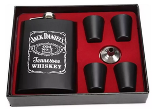 Licorera Jack Daniels Copas y Embudo