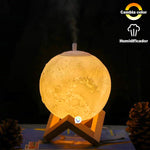 Humidificador Lámpara Luna LED Difusor Aroma Cambia Color 🌕